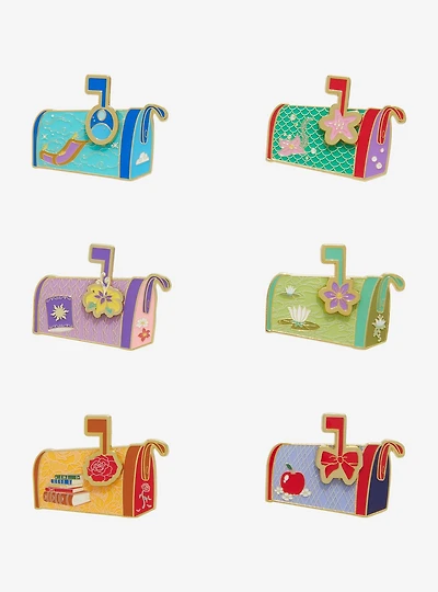 Loungefly Disney Princess Mailbox Blind Box Moving Enamel Pin - BoxLunch Exclusive