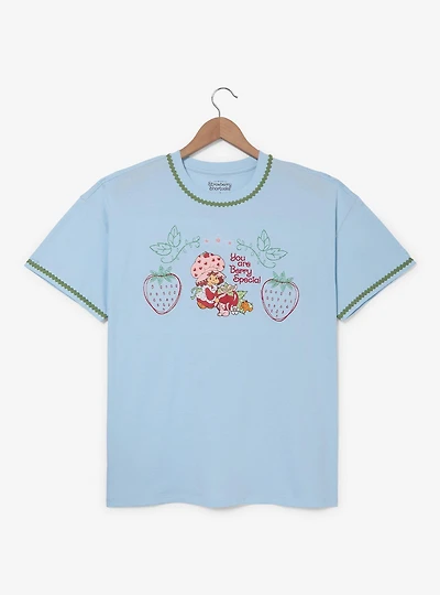 Strawberry Shortcake Berry Special Embroidered Women's Plus T-Shirt - BoxLunch Exclusive