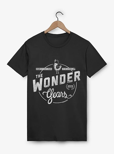 The Wonder Years Heart Strung Up On A Clothing Line T-Shirt