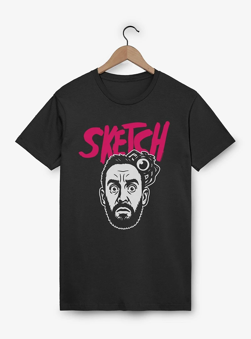 Sketch Tony Pink Logo T-Shirt