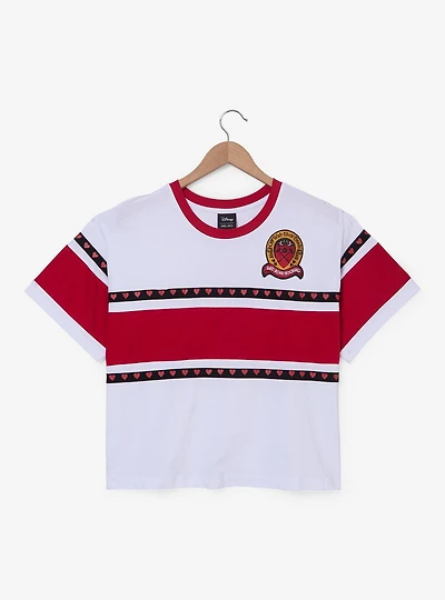 Disney Alice Wonderland Red Rose Society Women's Plus Cropped T-Shirt — BoxLunch Exclusive