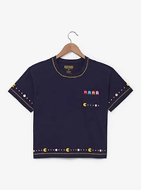 PAC-MAN Icons Women's Cropped T-Shirt — BoxLunch Exclusive
