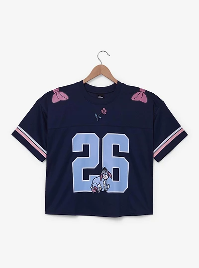 Disney Winnie the Pooh Eeyore Women's Cropped Football Jersey - BoxLunch Exclusive
