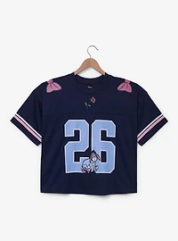 Disney Winnie the Pooh Eeyore Women's Cropped Football Jersey - BoxLunch Exclusive