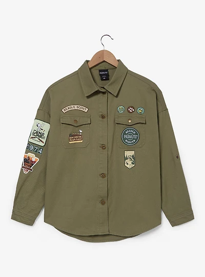 Peanuts Beagle Scouts Icons Women's Button-Up — BoxLunch Exclusive
