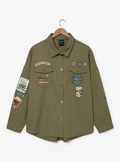 Peanuts Beagle Scouts Icons Women's Plus Button-Up — BoxLunch Exclusive