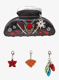 Stranger Things Hellfire Club Claw Clip with Interchangeable Charms — BoxLunch Exclusive