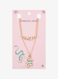 Studio Ghibli® Spirited Away Dragon Haku Floral Necklace Set - BoxLunch Exclusive
