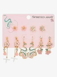 Studio Ghibli® Spirited Away Floral Dragon Haku Earring Set - BoxLunch Exclusive