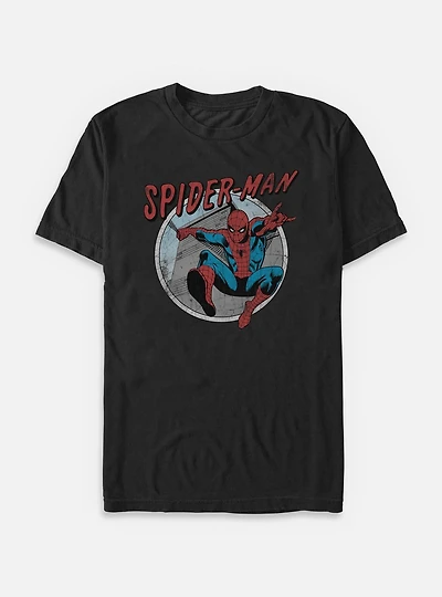 Marvel Spider-Man Retro Spiderman Big & Tall T-Shirt