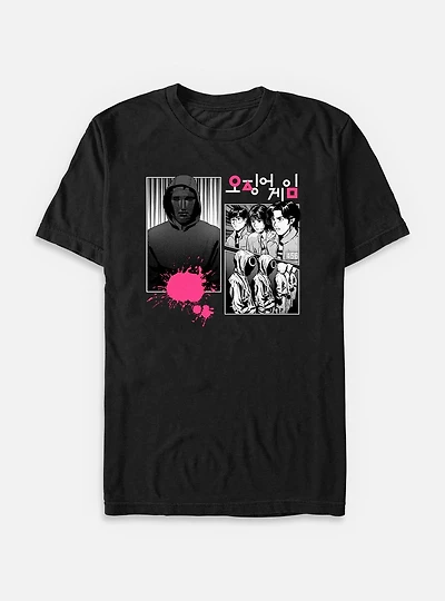 Squid Game Manga Panel Big & Tall T-Shirt