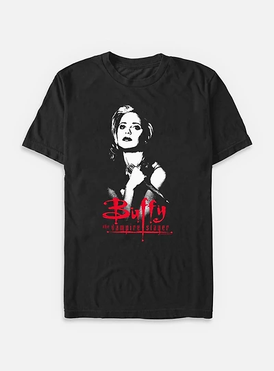 Buffy The Vampire Slayer Stake Big & Tall T-Shirt