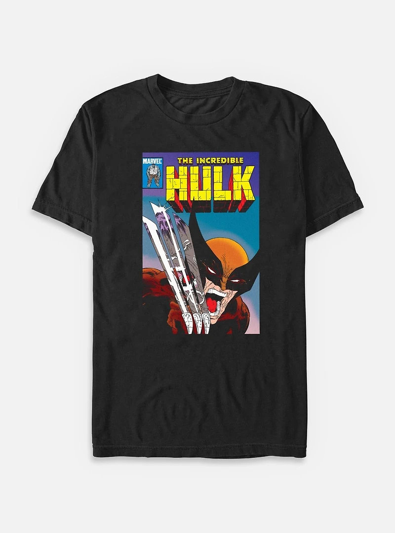 Marvel Hulk Wolverine Cover Big & Tall T-Shirt