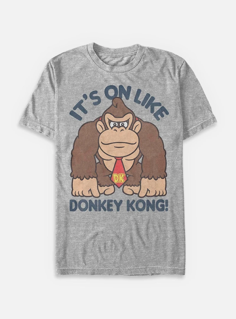 Nintendo Fist Pump Donkey Kong Big & Tall T-Shirt