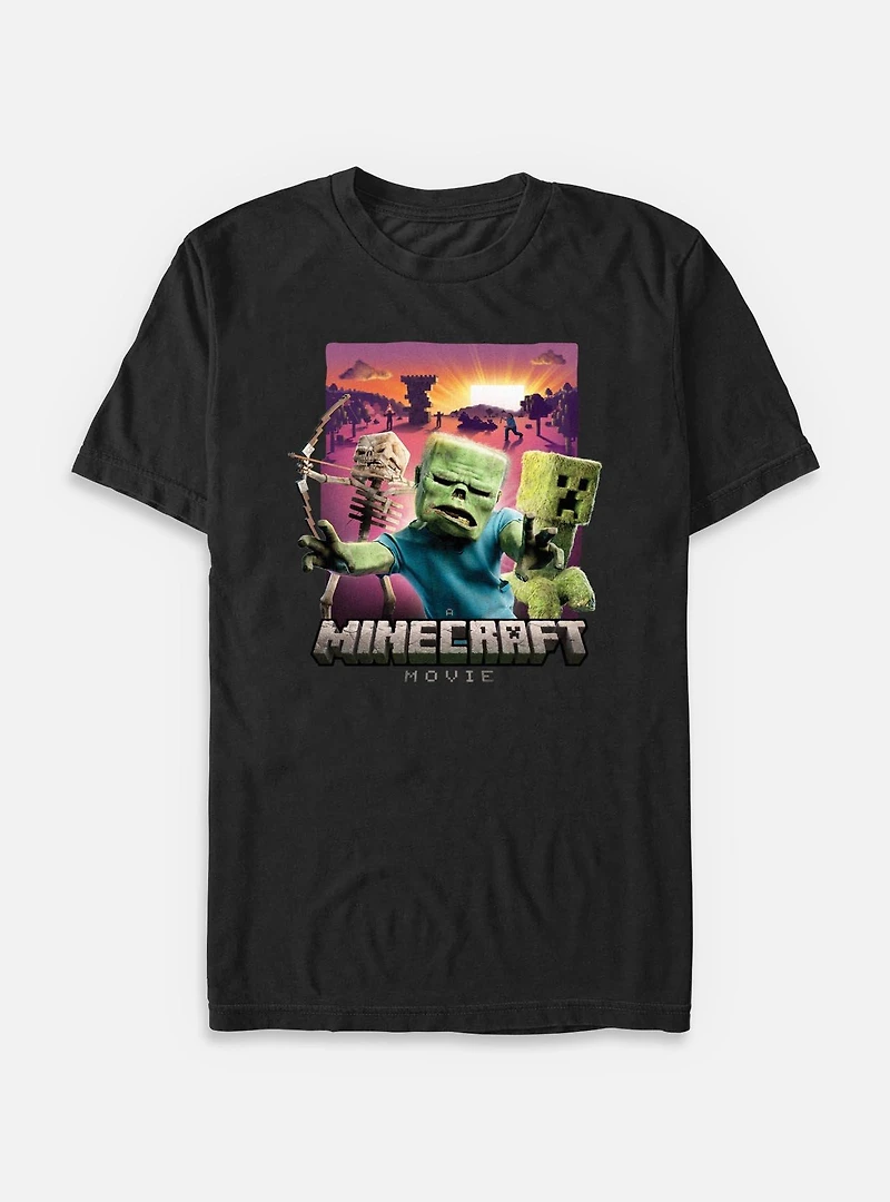 A Minecraft Movie Classic Monsters Big & Tall T-Shirt