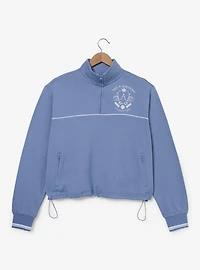 Disney Alice Wonderland Croquet Club Women's Plus Cropped Quarter Zip — BoxLunch Exclusive