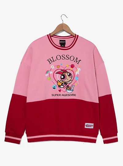 The Powerpuff Girls Blossom Panel Crewneck — BoxLunch Exclusive