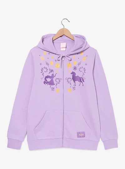 Disney Tangled Rapunzel Lanterns Zip Hoodie — BoxLunch Exclusive
