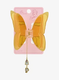 Disney Beauty and the Beast Belle Butterfly Claw Clip with Charm — BoxLunch Exclusive