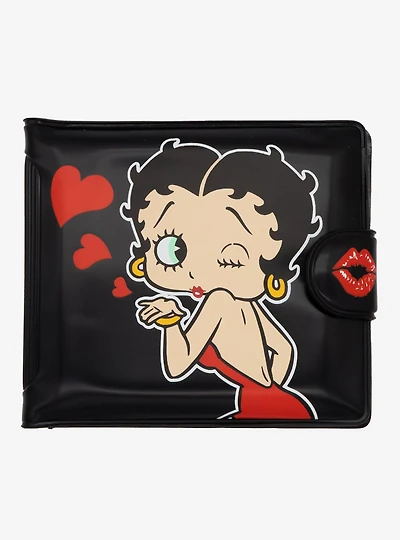 Whatever! Makes You Happy Betty Boop Vinyl Snap Wallet