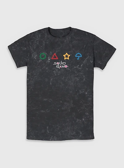 Squid Game Umbrella Mineral Wash T-Shirt