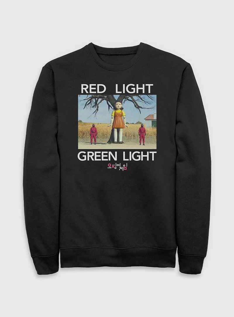 Squid Game Red Light Green Sweatshirt