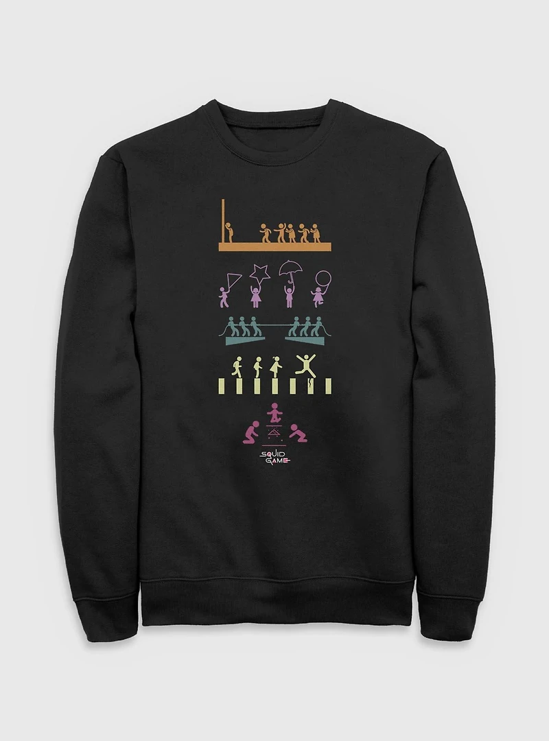 Squid Game Icons Sweatshirt