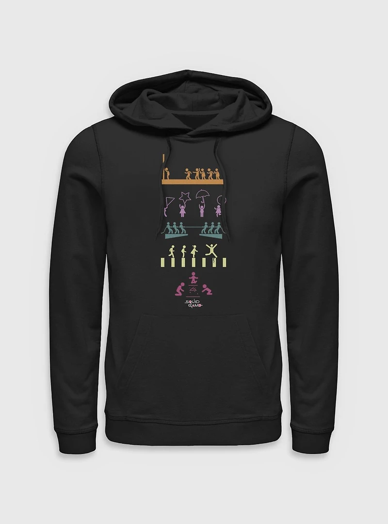 Squid Game Icons Hoodie