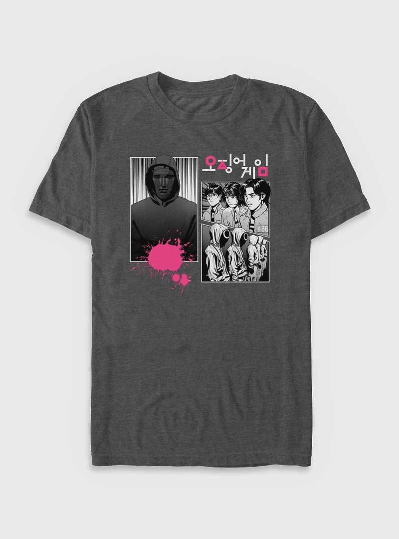 Squid Game Manga Panel T-Shirt
