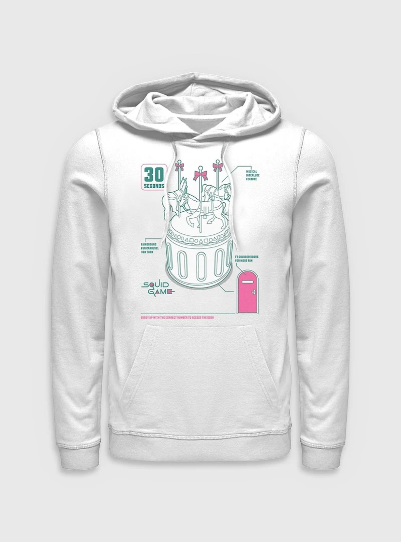 Squid Game Round And Carousel Hoodie