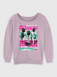 Squid Game I Survived Womens Slouchy Sweatshirt