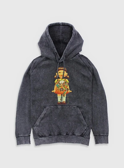 Squid Game Big Doll Mineral Wash Hoodie