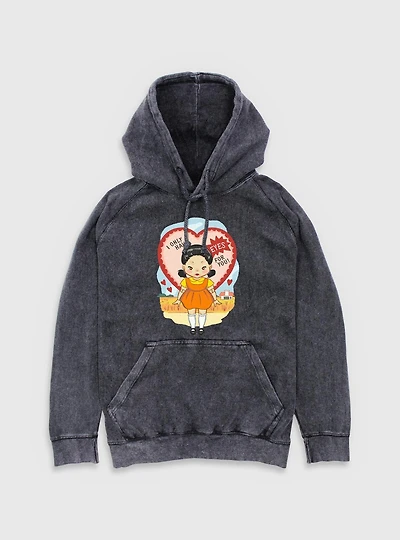 Squid Game Eyes For You Mineral Wash Hoodie