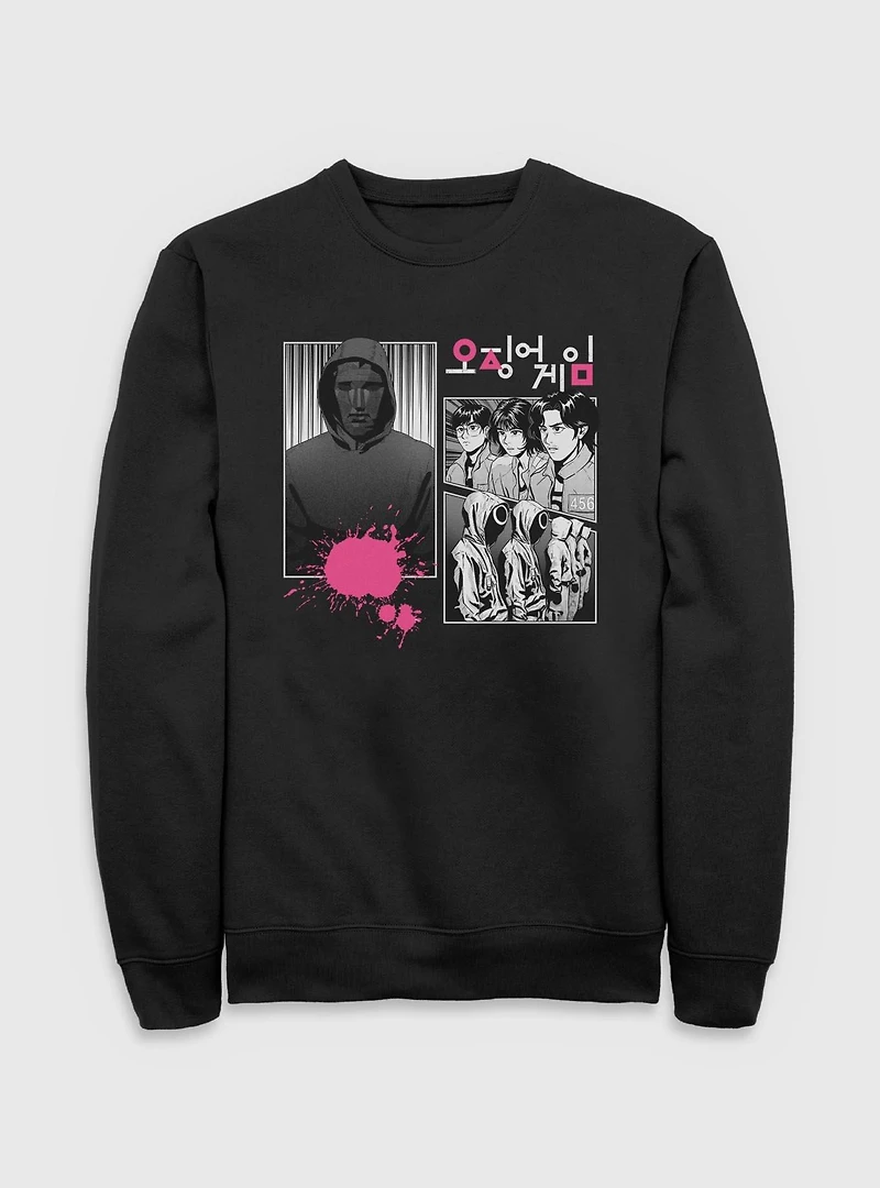 Squid Game Manga Panel Sweatshirt