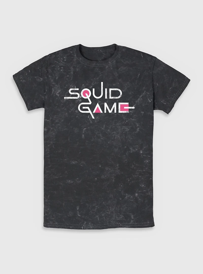 Squid Game English Title Mineral Wash T-Shirt