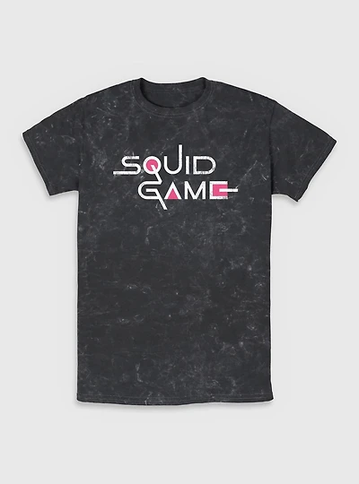 Squid Game English Title Mineral Wash T-Shirt