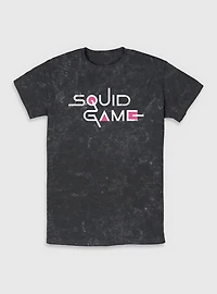 Squid Game English Title Mineral Wash T-Shirt