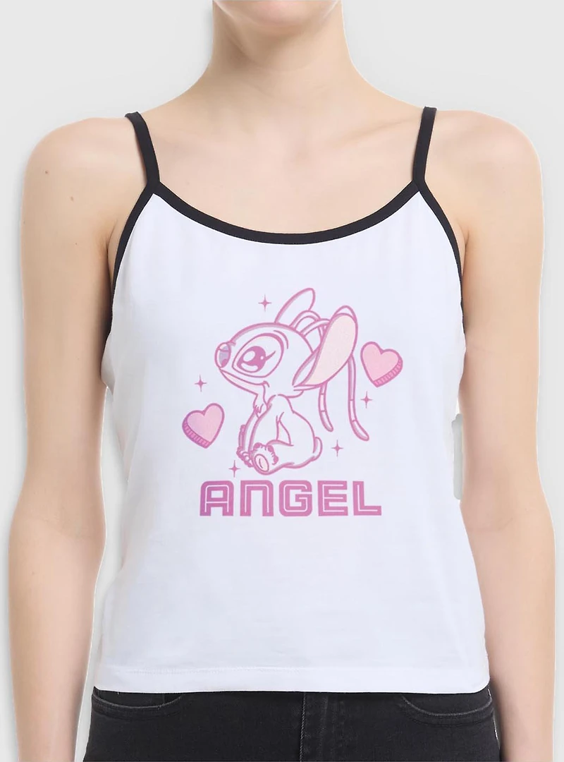 Disney Lilo & Stitch Angel Hearts Womens Cami