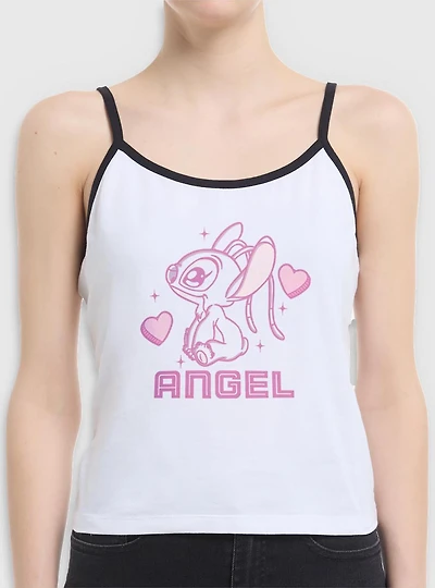 Disney Lilo & Stitch Angel Hearts Womens Cami