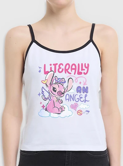 Disney Lilo & Stitch Literally An Angel Womens Cami