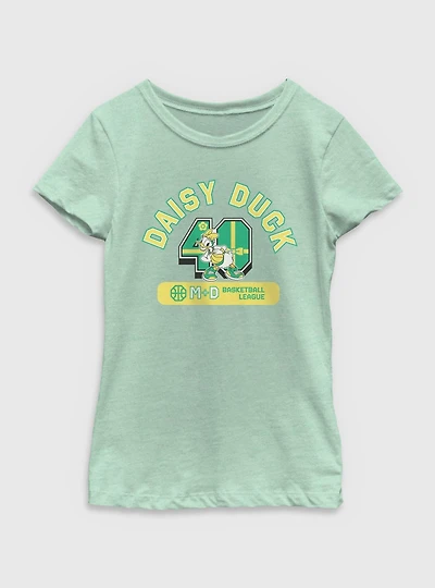 Disney Daisy Duck Basketball League Youth Girls T-Shirt