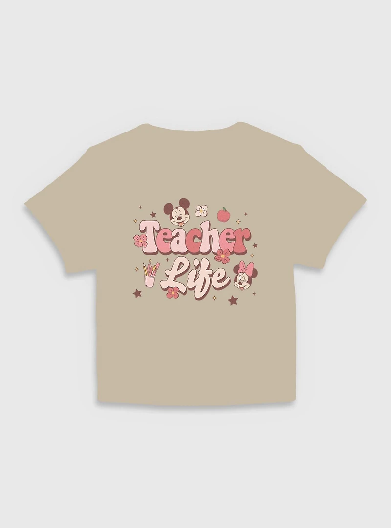 Disney Mickey Mouse Teacher Life Women Baby T-Shirt