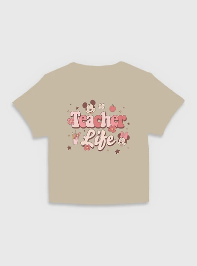 Disney Mickey Mouse Teacher Life Women Baby T-Shirt
