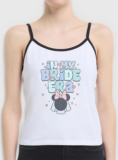 Disney Minnie Mouse My Bride Era Womens Cami
