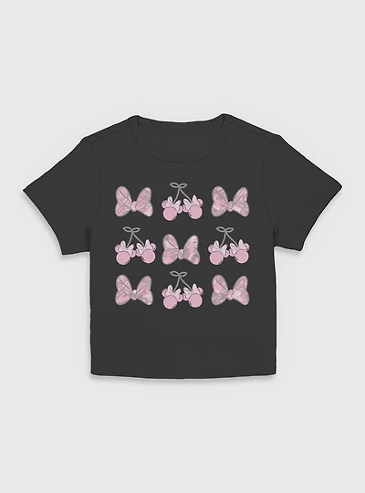 Disney Minnie Mouse Bow Camo Women Baby T-Shirt