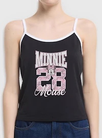 Disney Minnie Mouse 28 Collegiate Womens Cami