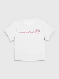 Disney Minnie Mouse Heartbeat Women Baby T-Shirt