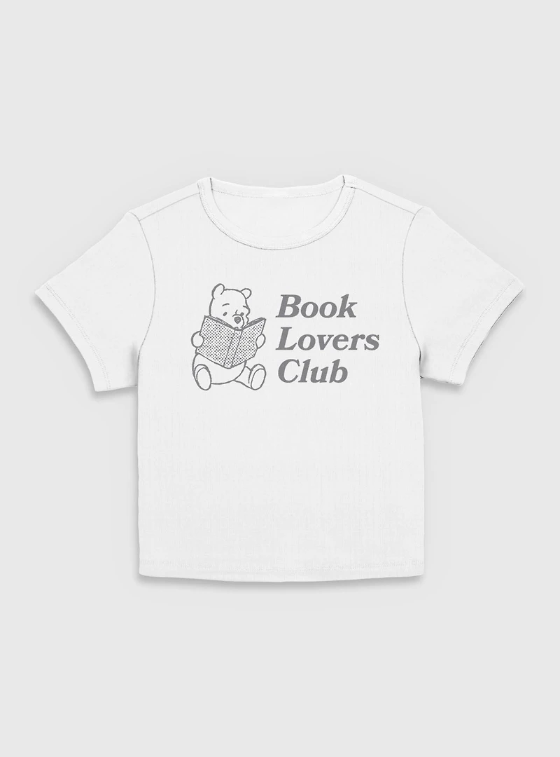 Disney Winnie The Pooh Book Lovers Club Women Baby T-Shirt