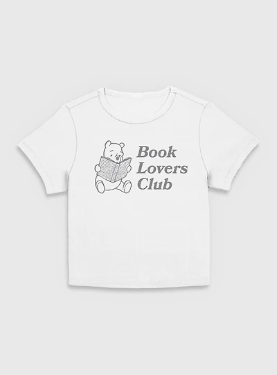Disney Winnie The Pooh Book Lovers Club Women Baby T-Shirt