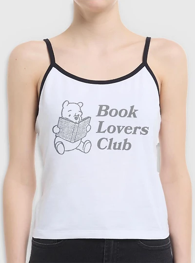 Disney Winnie The Pooh Book Lovers Club Womens Cami
